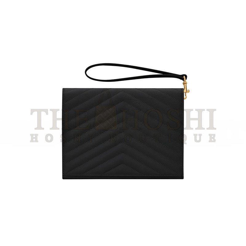 Y51 CASSANDRE MATELASSÉ FLAP POUCH IN GRAIN DE POUDRE LEATHER 617662BOW011000 (21*16*3cm) Master Quality